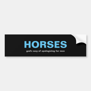 God's manier van verontschuldigen... bumpersticker