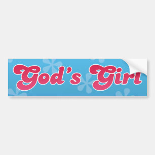 Gods meisje bumpersticker