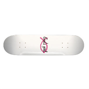Gods meisje. skateboard