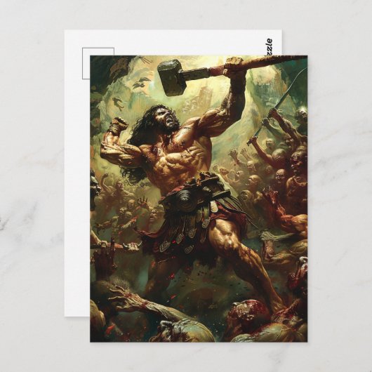 God's & Monsters - Hercules Briefkaart (Voorkant / Achterkant)