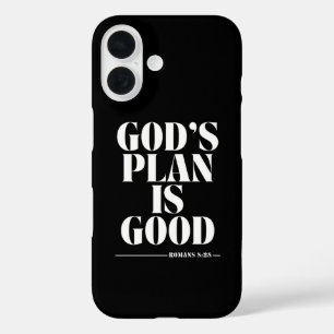 Gods plan is goed (Romeinen 8:28) iPhone 16 Hoesje
