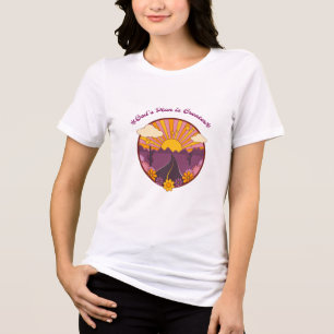 Gods plan is groter Tri-Blend shirt