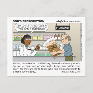 God's Prescription briefkaart