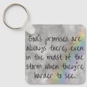 God's Promises Keychain - Hope Through the Storm (Voorkant)