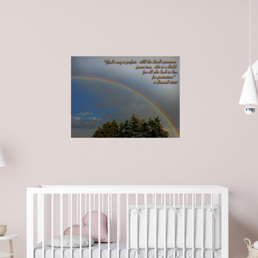 Gods regenboog belooft Poster (Kinderkamer 2)