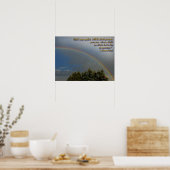 Gods regenboog belooft Poster (Keuken)