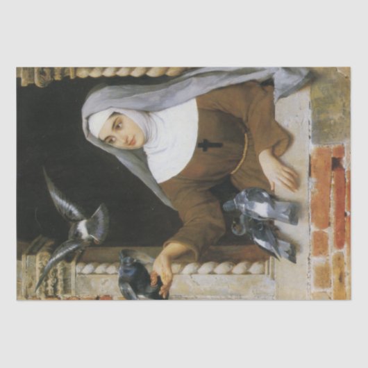 Gods schepselen (non voeden vogels) tissuepapier (Voorkant)