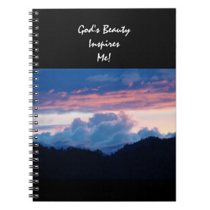 Gods schoonheid inspireert me! notebook - Sunset w Notitieboek