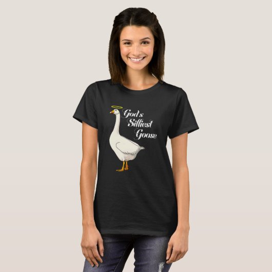 God's Silliest Goose Funny Duck Lovers_3 T-shirt (Voorkant volledig)