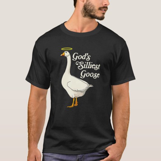 God's Silliest Goose Funny Duck Lovers Premium_6 T-shirt (Voorkant)