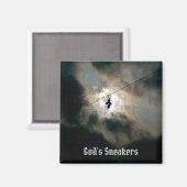 Gods Sneakers tekst Magneet (Voorkant / Achterkant)