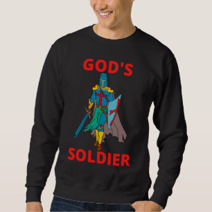 Gods soldaat in het leger Mannen Trui