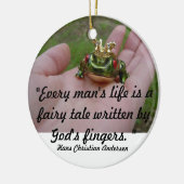 Gods sprookje keramisch ornament (Links)