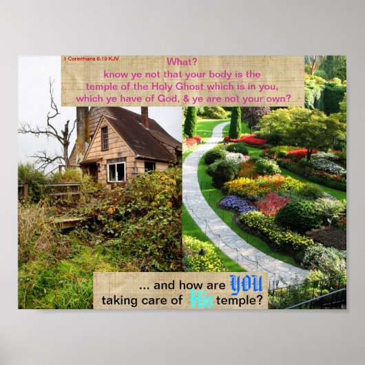 Gods tempel II's Poster (Voorkant)