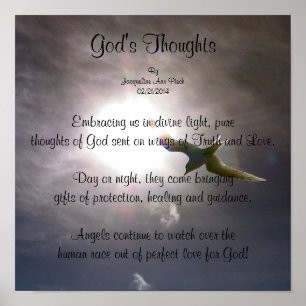 God's Thoughts Poetry Poster