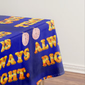 Gods timing is altijd goed. Gesmolten Afbeelding Tafelkleed (Voorbeeld)