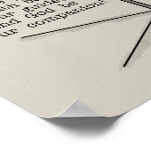 God's Uw Vennootschap Poster (Hoek)