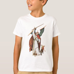 Gods Warrior Angle Battle of Good and Evil T-shirt