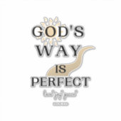 Gods weg is perfect sticker (Voorkant)