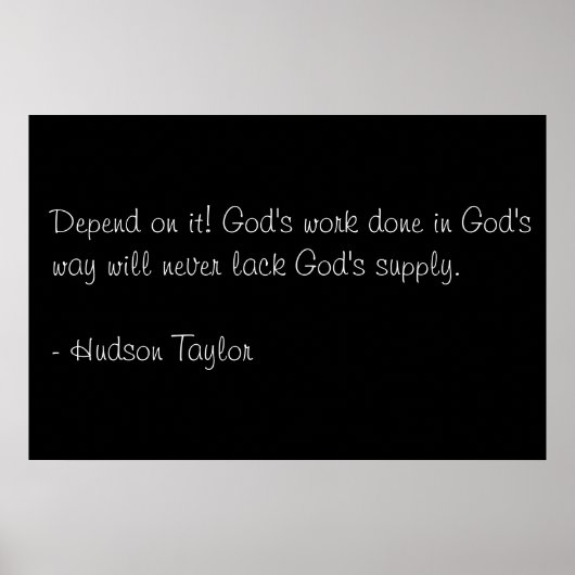 Gods werk poster (Voorkant)