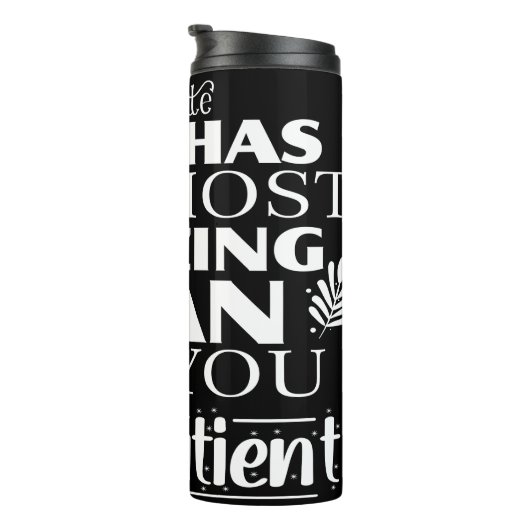 Gods wonderbaarlijke plan thermosbeker (Geroteerd rechts)