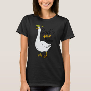 God's zillste Goose Bird Animal Goose Honk Memes T-shirt