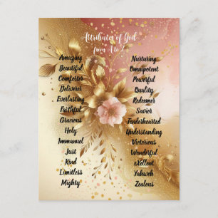 Godsattributen van A tot Z Ombre Behuizing Kaart