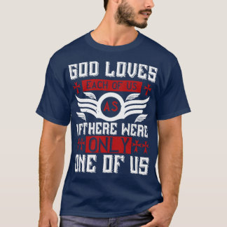 Godsdienst God houdt van ieder van ons T-shirt