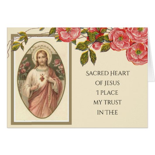  godsdienst Jesus Floral Elegant (Voorkant Horizontaal)