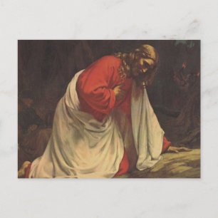 godsdienst Jezus Christus Garden van Gethsemane Briefkaart
