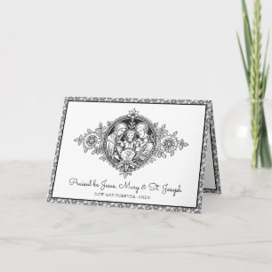 Godsdienstige Heilige Familie Jezus Mary Joseph Li Kaart