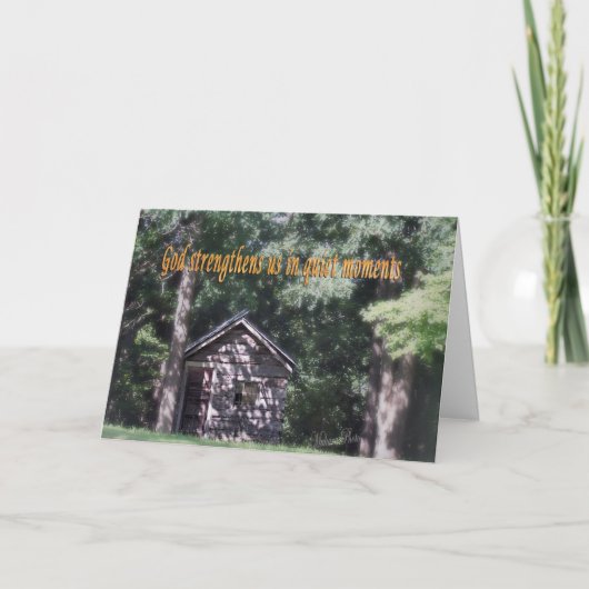 Godsdienstige kaart Encourgement (Voorkant)