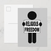 Godsdienstvrijheid Briefkaart (Voorkant / Achterkant)