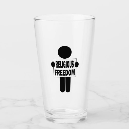 Godsdienstvrijheid Glas (Voorkant)