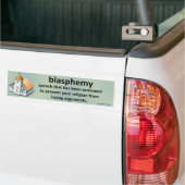 godslastering... bumpersticker (Op Truck)