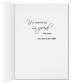 Godson, Bedankt Groomsman, Roos Kleur (Binnen (Rechts))