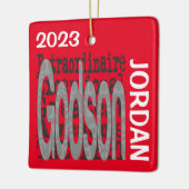 Godson Extraordinaire CUSTOM Keramisch Ornament (Links)