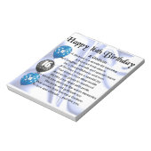 Godson gedicht - 16th Birthday Design Notitieblok (Gedraaid)