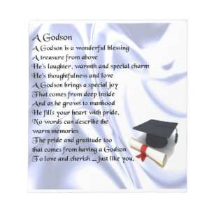 Godson-gedicht - ontwerp van het Afstuderen Notitieblok