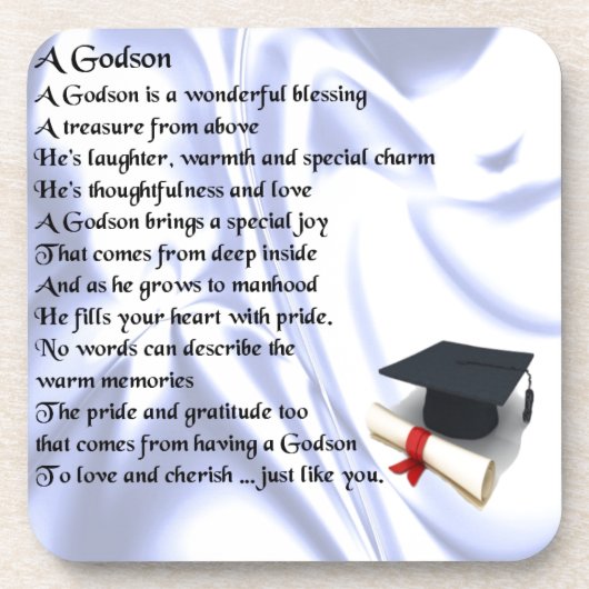 Godson-gedicht - ontwerp van het Afstuderen Onderzetter (Voorkant)