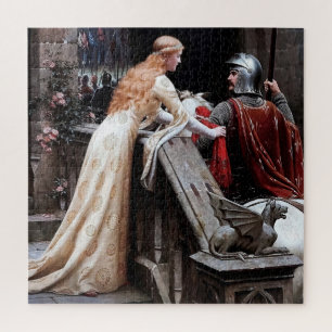 “Godspeed” Middeleeuwse Schilderij door Edmund Bla Legpuzzel