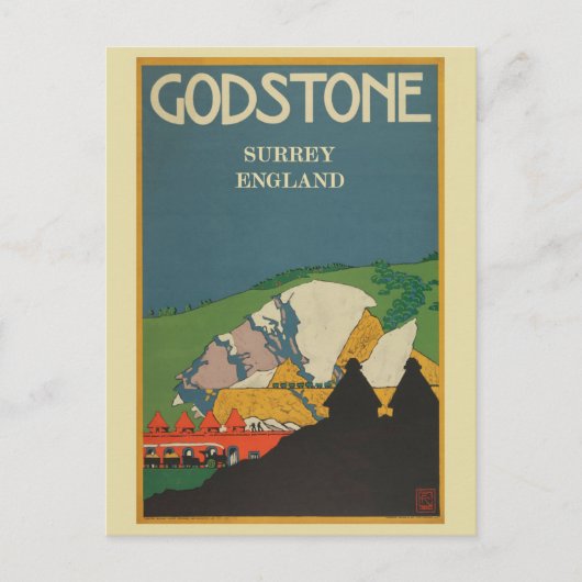 Godstone Surrey England Revel Briefkaart (Voorkant)