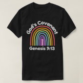 Godu2019s Covenant Rainbow Genesis 913 Christelijk T-shirt (Design voorkant)