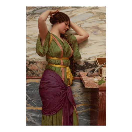 Godward A fair reflection CC0631 Perfect Poster (Voorkant)