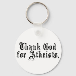 Godzijdank ben ik een Atheïst Sleutelhanger
