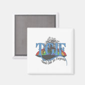 Godzijdank ben ik vergeven TGIF Magneet (Voorkant / Achterkant)