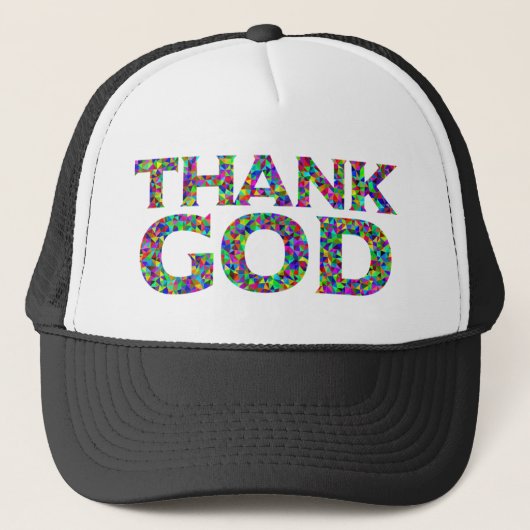 Godzijdank, pet, te koop! trucker pet (Voorkant)