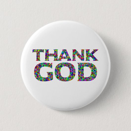 Godzijdank Ronde Button 5,7 Cm (Voorkant)