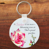 Godzijdank voor zuster sleutelhanger