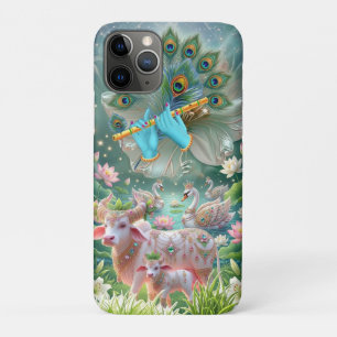 Godzijdelijke melodie van Heer Krishna: Heilige Fl iPhone 11 Pro Hoesje
